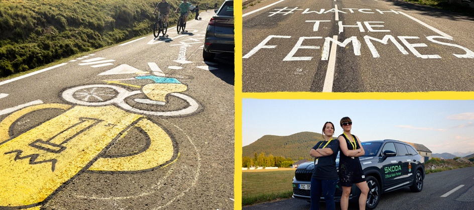 Škoda backs women's cycling with route campaign
